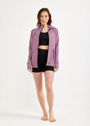 Pink open back training jacket