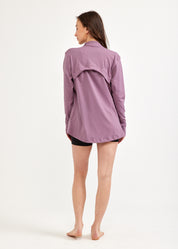 Pink open back training jacket