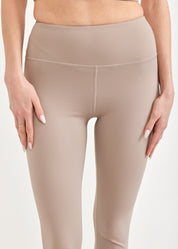 Mesh combination tights and back zipper beige