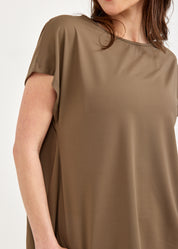 חולצת אימון גב דמוי גופיית רשת ירוק