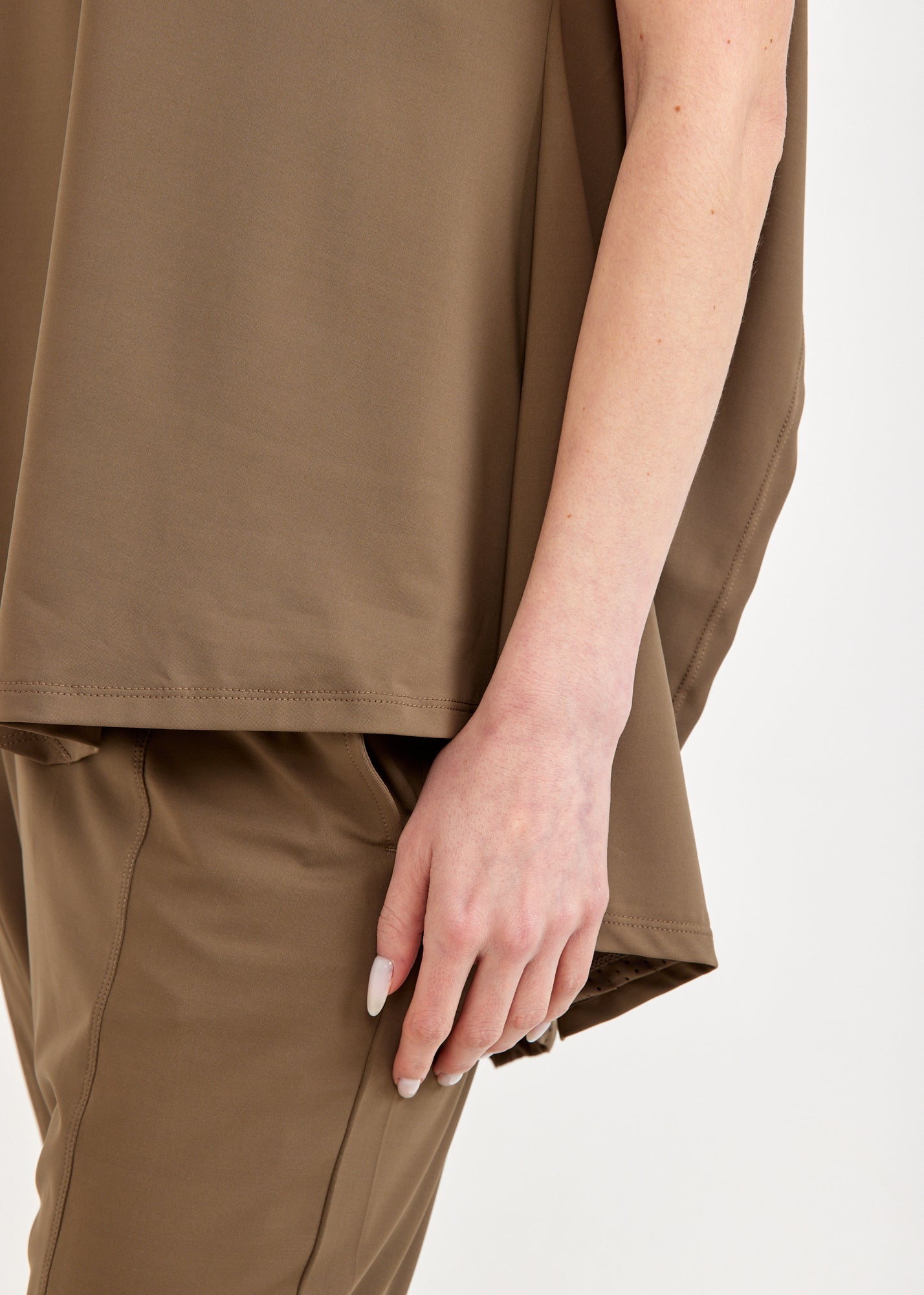 חולצת אימון גב דמוי גופיית רשת ירוק