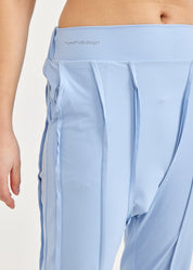 Boy pants 3/4 diagonal seams light blue mesh combination