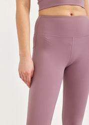 Mesh combination tights and pink back zipper