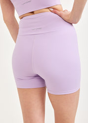 Purple short basic tights