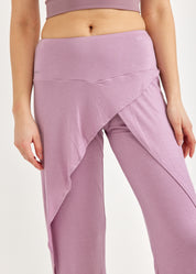 Purple shell yoga pants