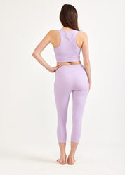 Purple tights with two side pockets