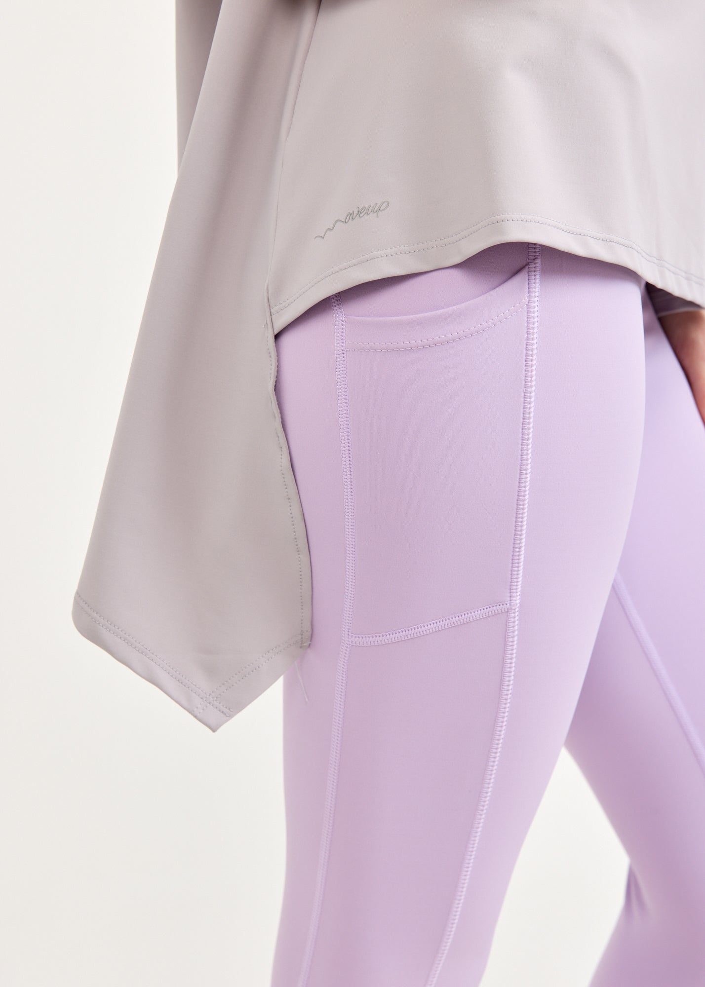 Light gray mesh bat training shirt