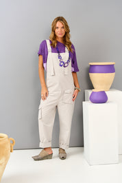 Platform heel shoes half leather reverse gray