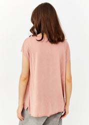 Pink wash cuff extension shirt