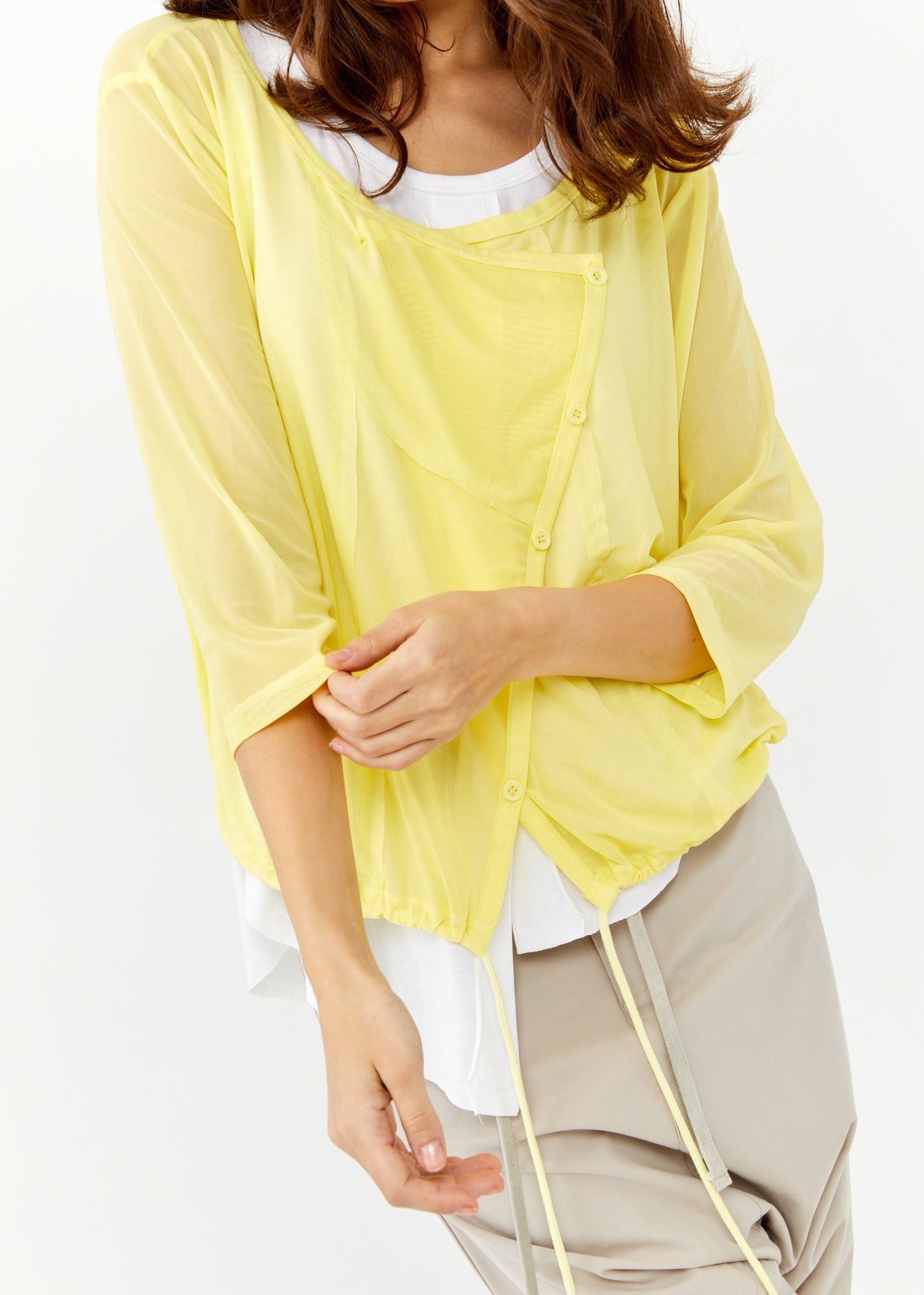 עליונית רשת סגירה אלכסונית צהוב