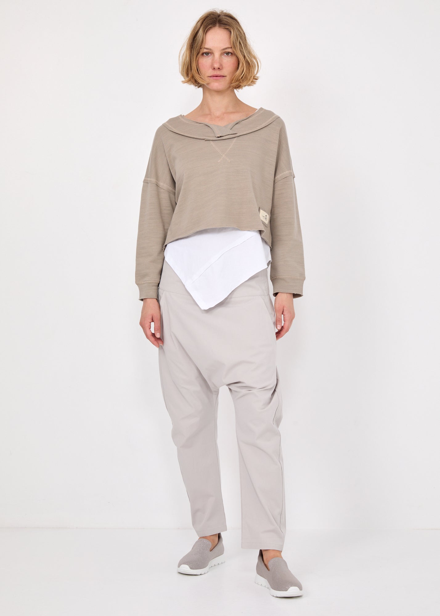 סווטשירט פתח הפוך ותפר סטון