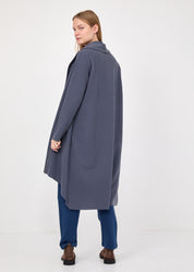 עליונית וופל רוכסנים בצדדים אפור