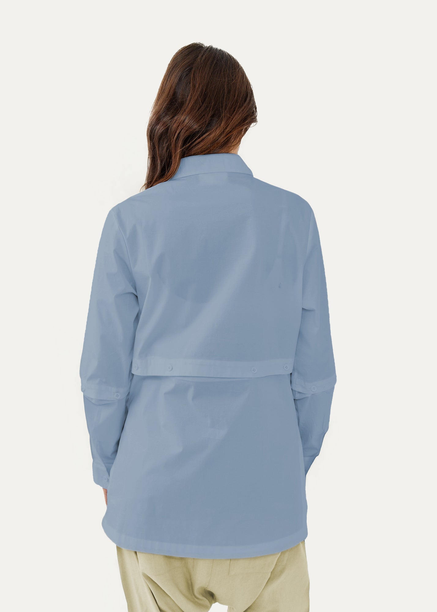 Light blue long sleeve button down shirt