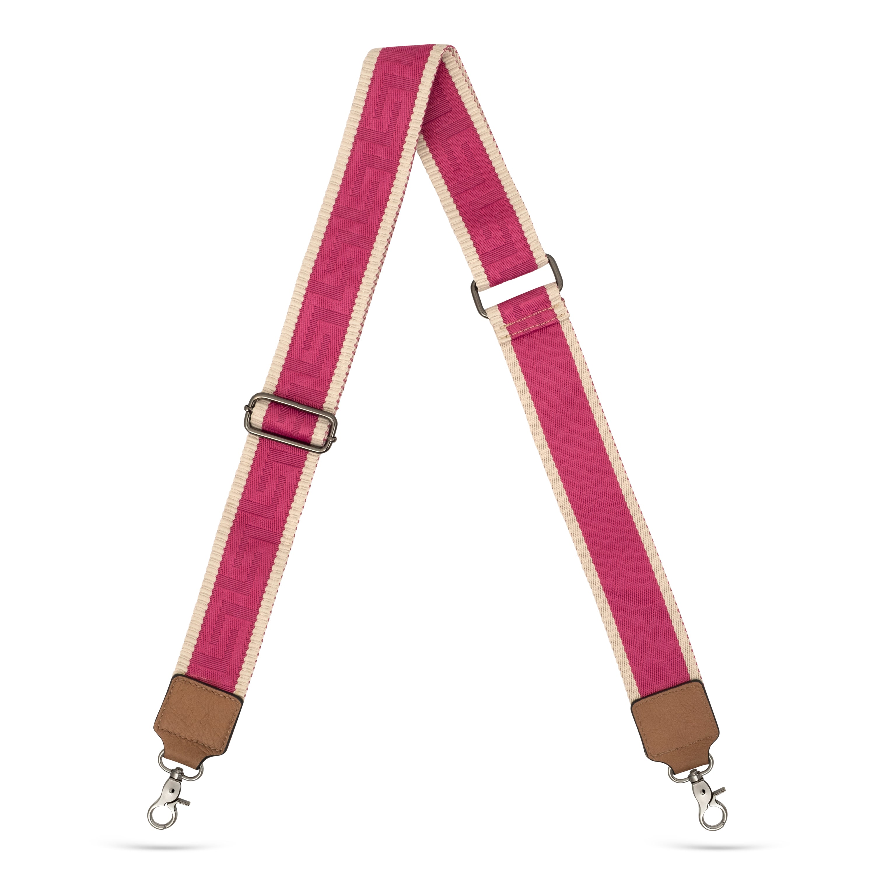 רצועה לתיק סנייק מסגרת בהירה ורוד פוקסיה