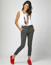 Classic tight gray pants