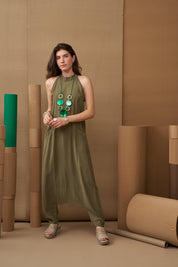 נעלי עקב פלטפורמה שילוב עור הפוך סטון