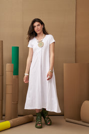 סנדלי עור גבוהות עם רצועות ירוק