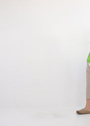 Purple long side asymmetric short sleeve shirt