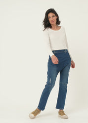 Jeans boy back pockets black wash