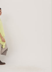 Slim top with yellow buttons