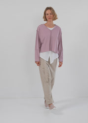 Shirt key V external seams Stone