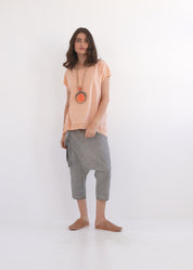 Pink wash cuff extension shirt