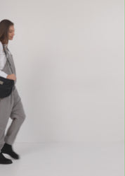 אוברול שקי רוכסן קידמי שחור