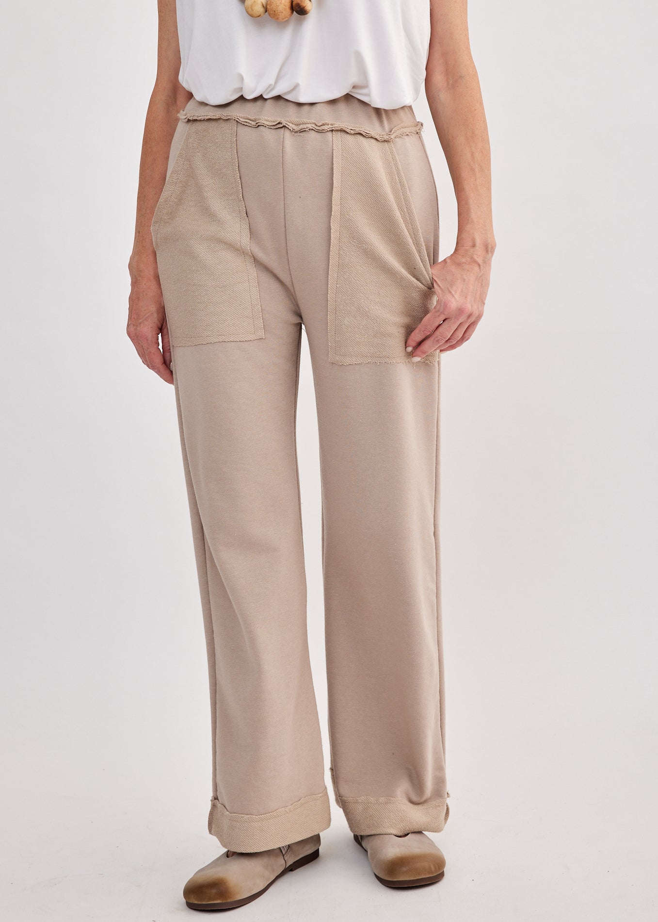 מכנס חליפה כיסים הפוכים סטון