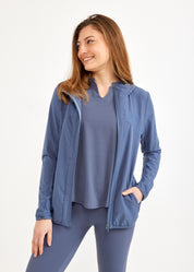 עליונית ניילון שילוב רשת כחול