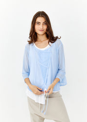 עליונית רשת סגירה אלכסונית כחול בהיר