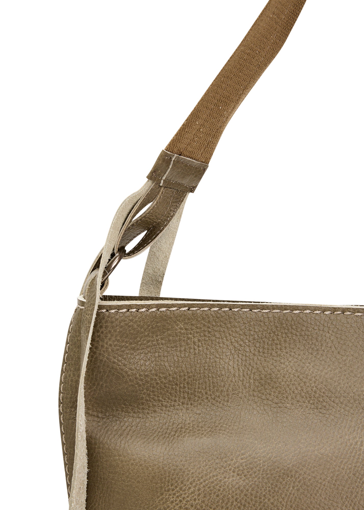 תיק עור באקט רצועה מתכווננת סטון