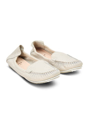 Women's Soft Leather Moccasins Stone