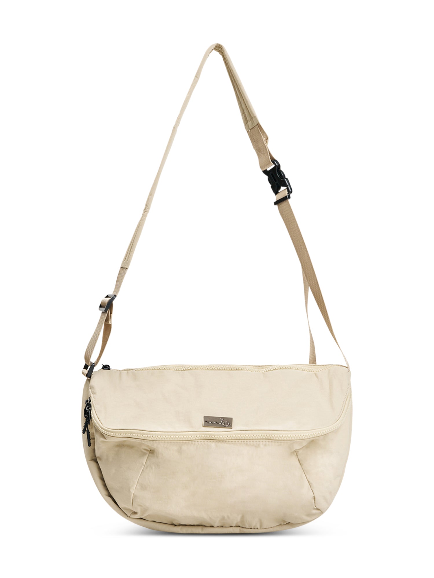 Stone Large Nylon Pouch Bag