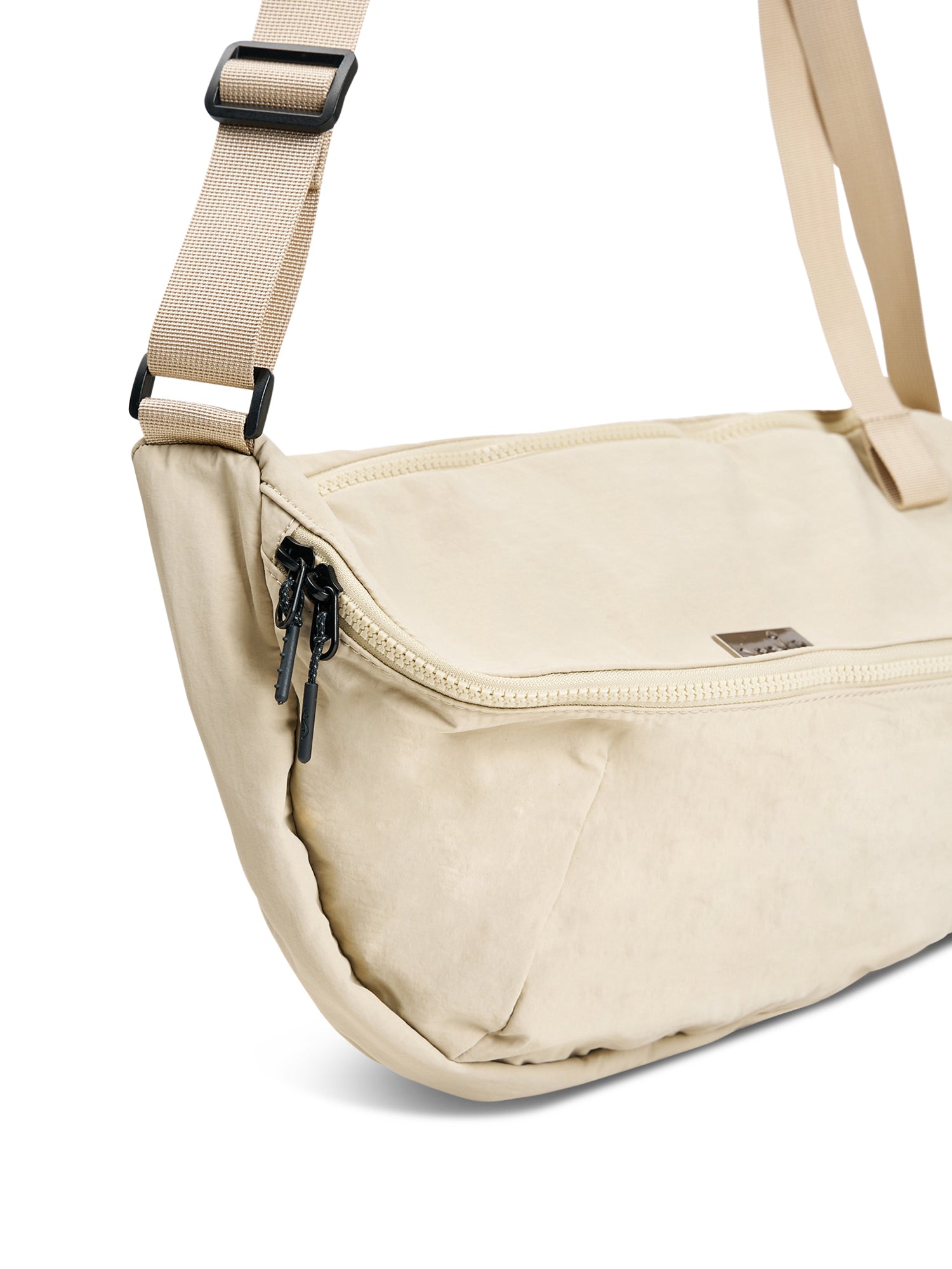 Stone Large Nylon Pouch Bag