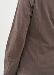 ג'קט בסגנון מחוייט פרנץ' טרי אפור כהה