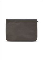 Gray nylon evening bag