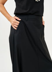 מכנס חצאית קלאסי עם ברק שחור
