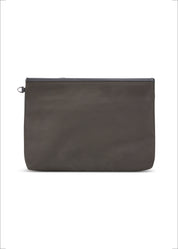Gray nylon evening bag