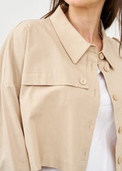 ג׳קט עם כותפת ארוכה סטון