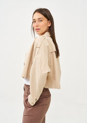 ג׳קט עם כותפת ארוכה סטון