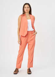 מכנסיים ארוכים שילוב סרט סולמות כתום