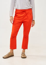 מכנסיים ארוכים כיווץ בברך כתום