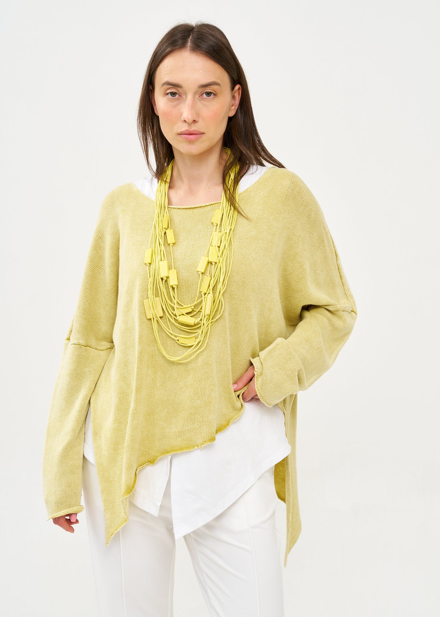 סריג ווש עטלף אוברסייז חרדל