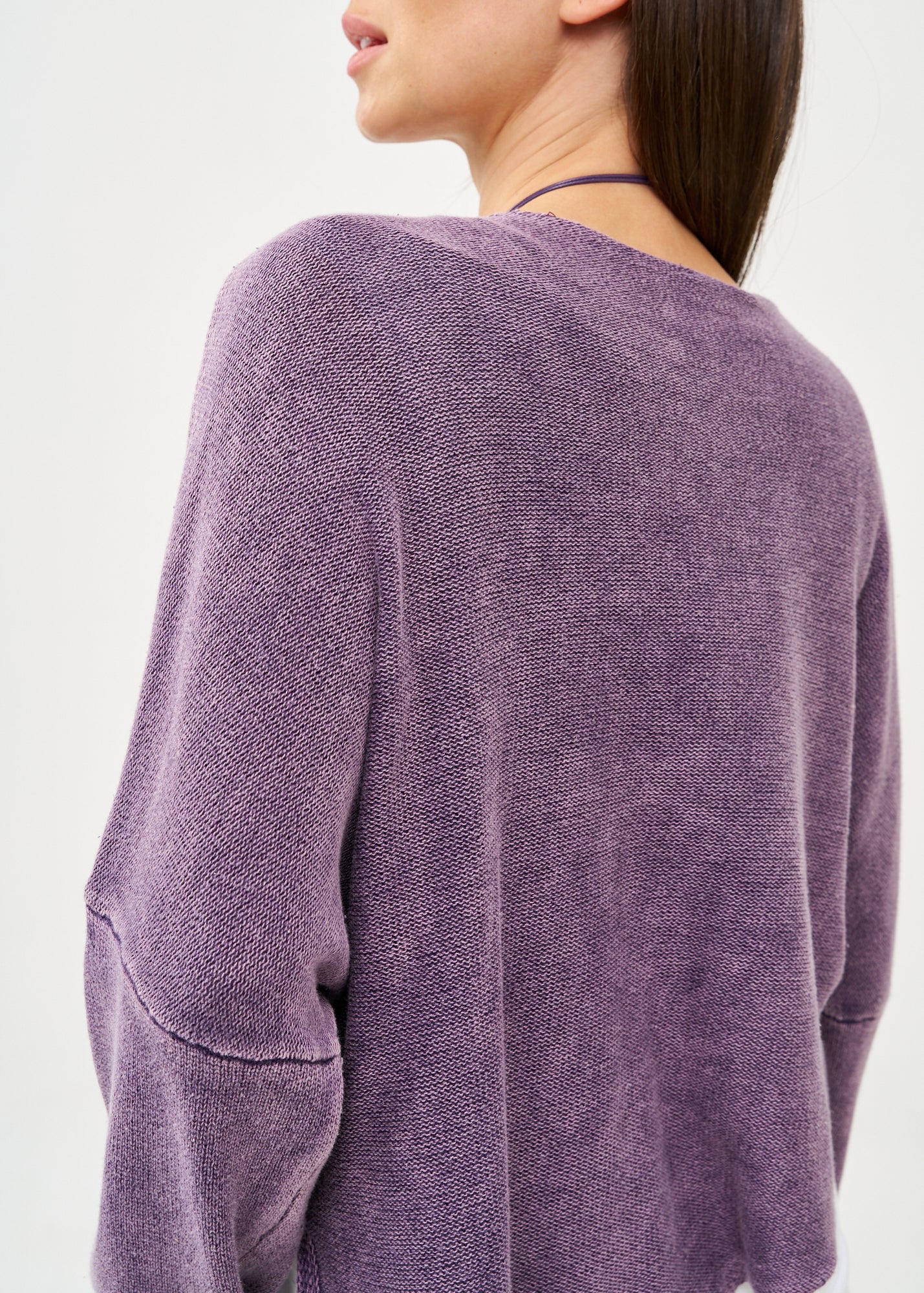 סריג ווש עטלף אוברסייז סגול ווש