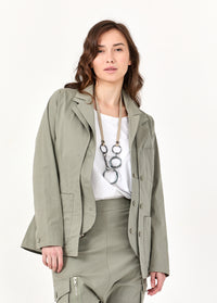 Green two-layer jacket - 00