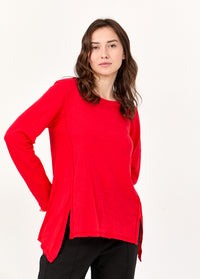 Shirt external seams long sleeve red - 00