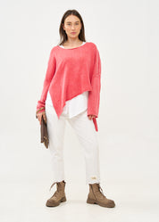 סריג ווש עטלף אוברסייז אדום ווש