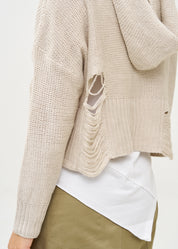 סריג עם כובע סיומת פרומה סטון