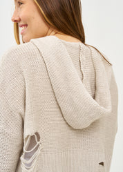 סריג עם כובע סיומת פרומה סטון