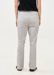 מכנסיים ארוכים עם גומי למעלה 5 כיסים אפור בהיר